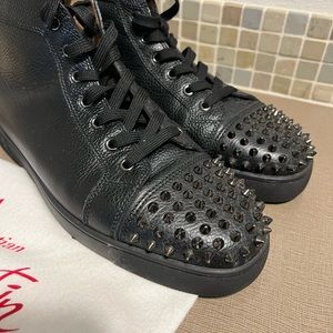 Christian Louboutin Louis Orlato Spikes Black 44